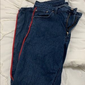 JBD Jeans with Red Stripe